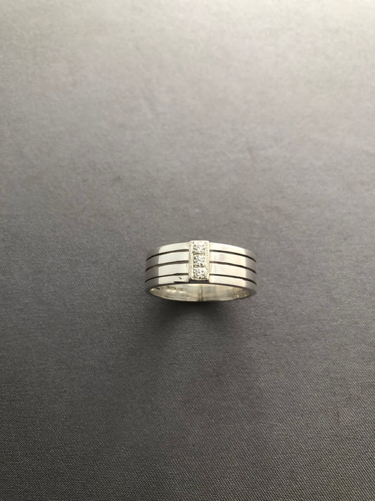 Men’s solid silver fully hand made ring 3